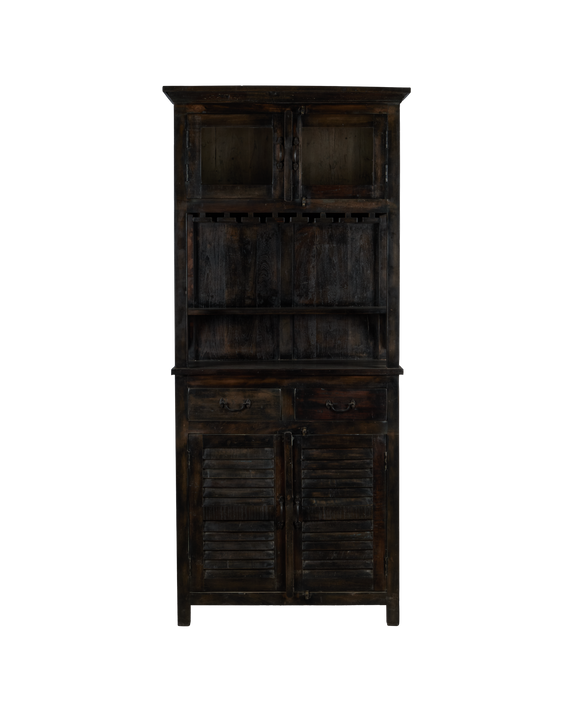 Wood Cabinet - Stained