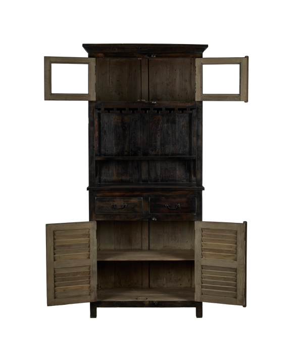 Wood Cabinet - Stained