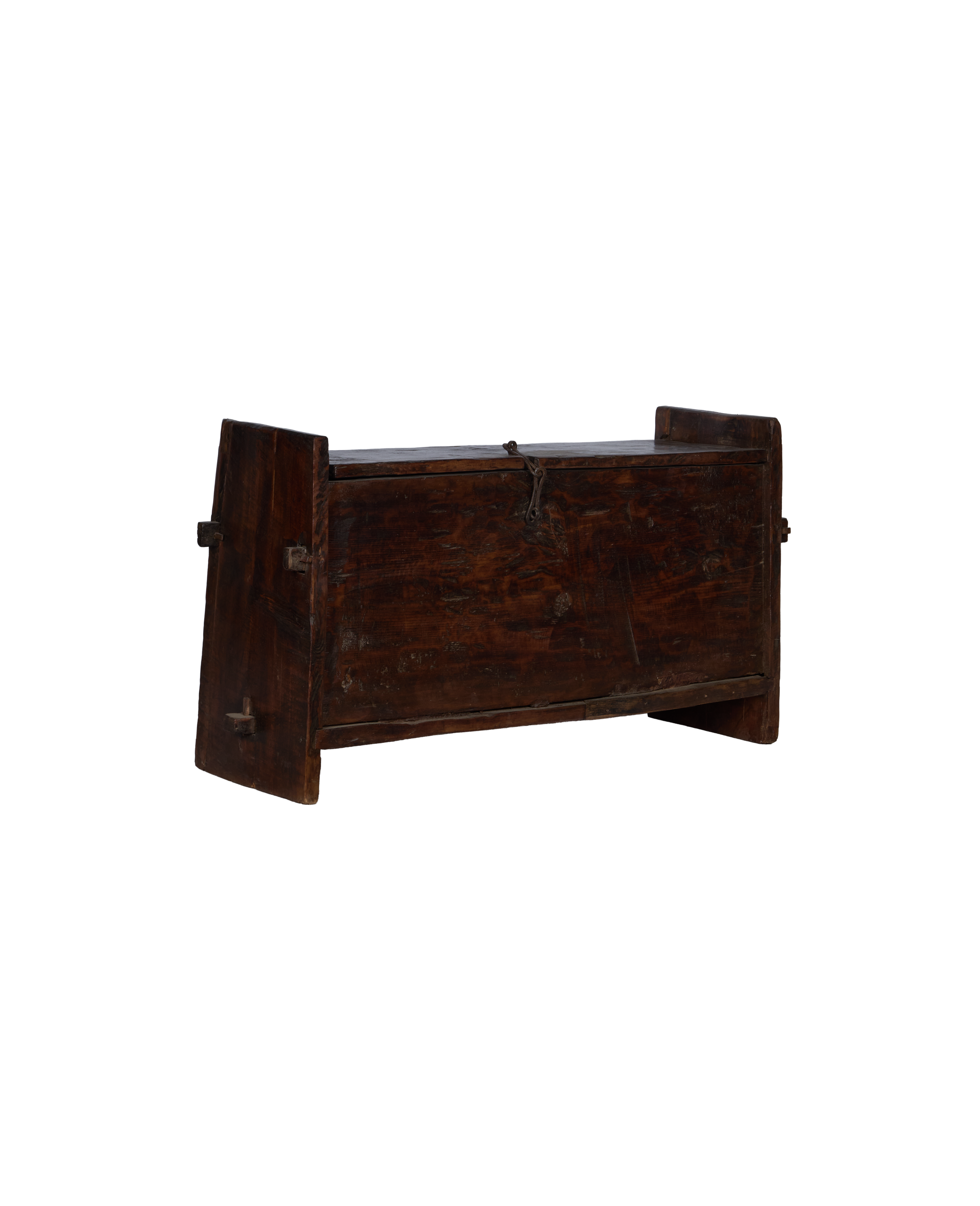 Vintage Himachal Chest from India made of Wood