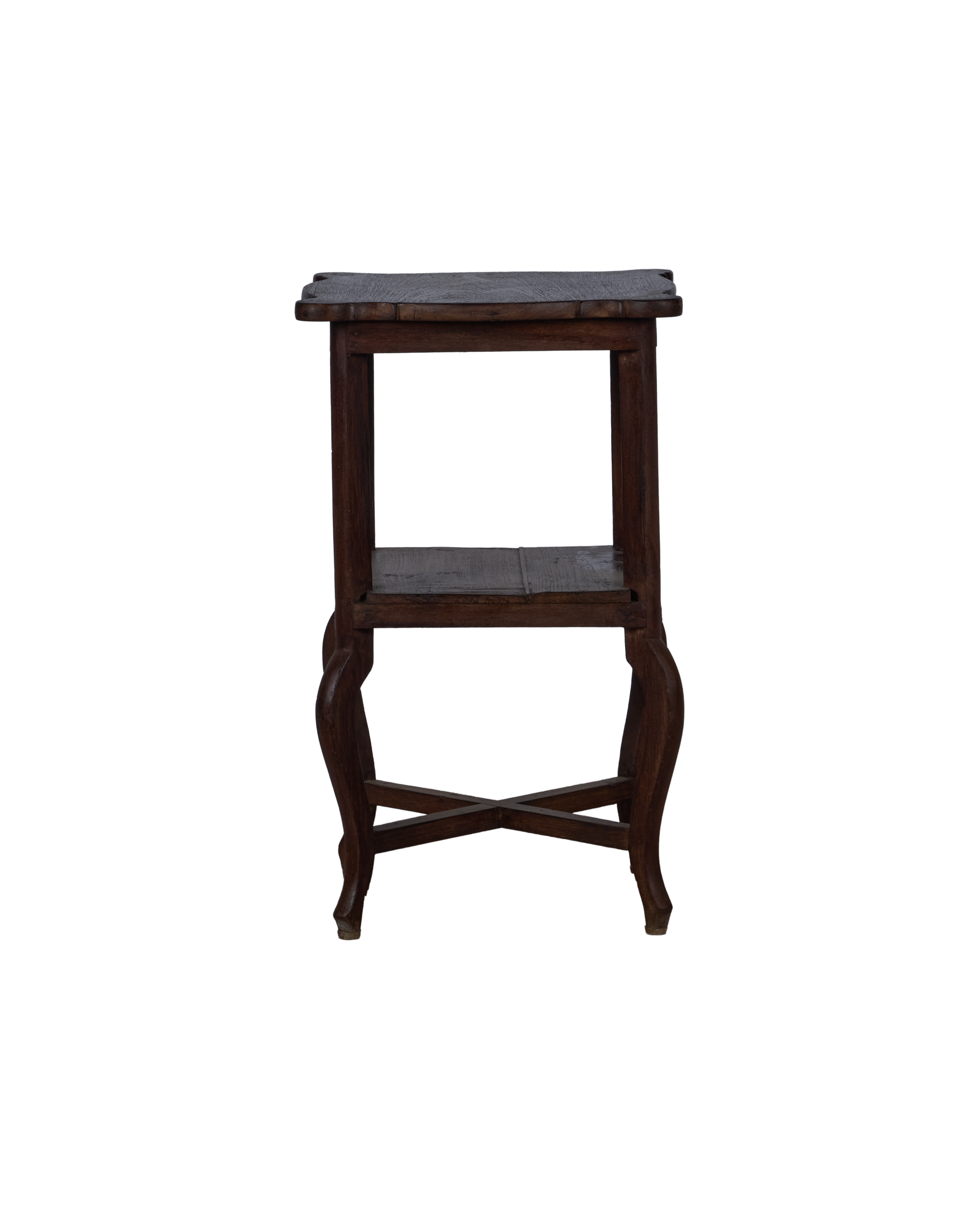 Vintage Wood Side Table from India made of Wood