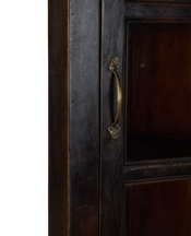 Wood Corner Cabinet - Stained