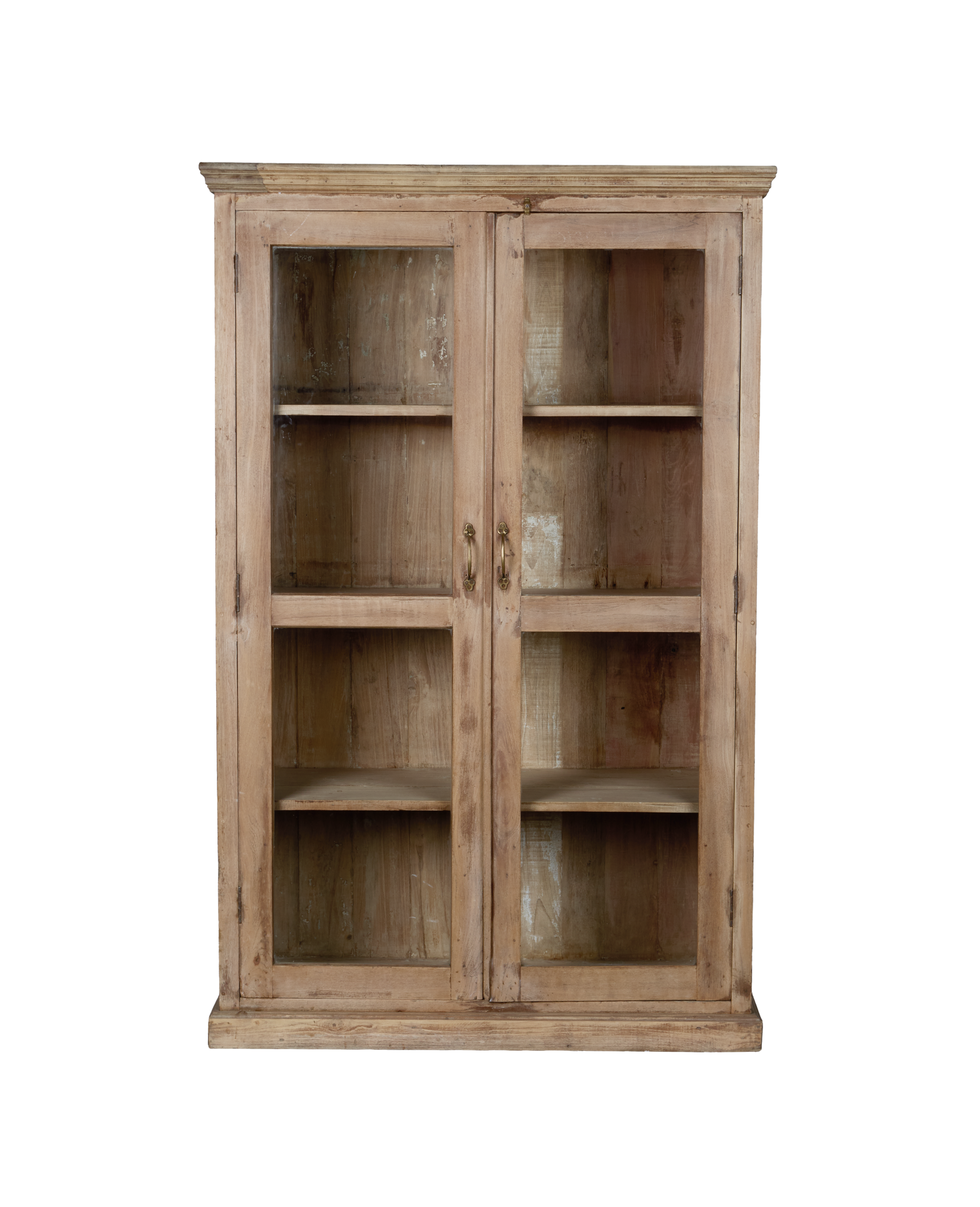 Vintage Wood Cabinet - Bleached from India made of Wood