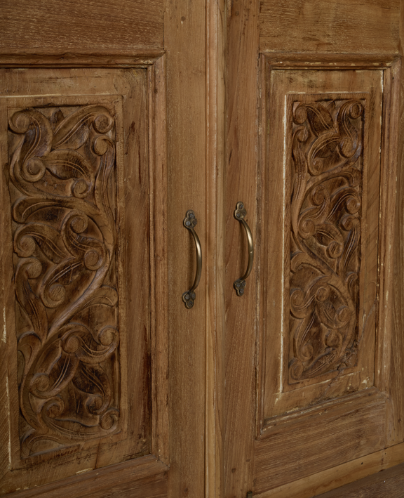Wood Cabinet - Natural