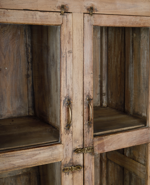 Wood Cabinet - Bleached