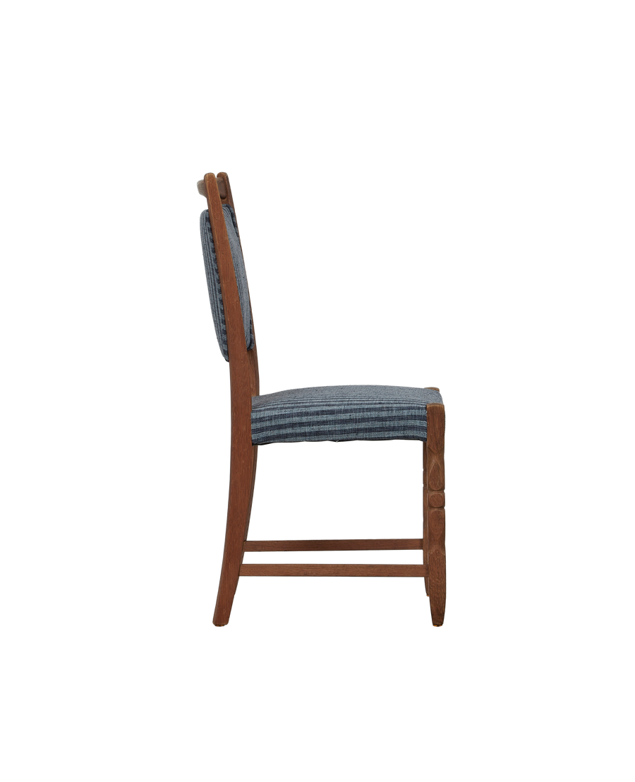 Vintage Henning Style Chair - Vigneron from Denmark made of Upholstery