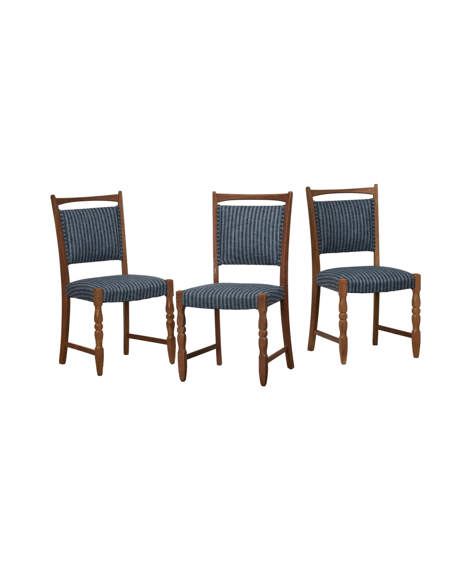 Vintage Henning Style Chair - Vigneron from Denmark made of Upholstery