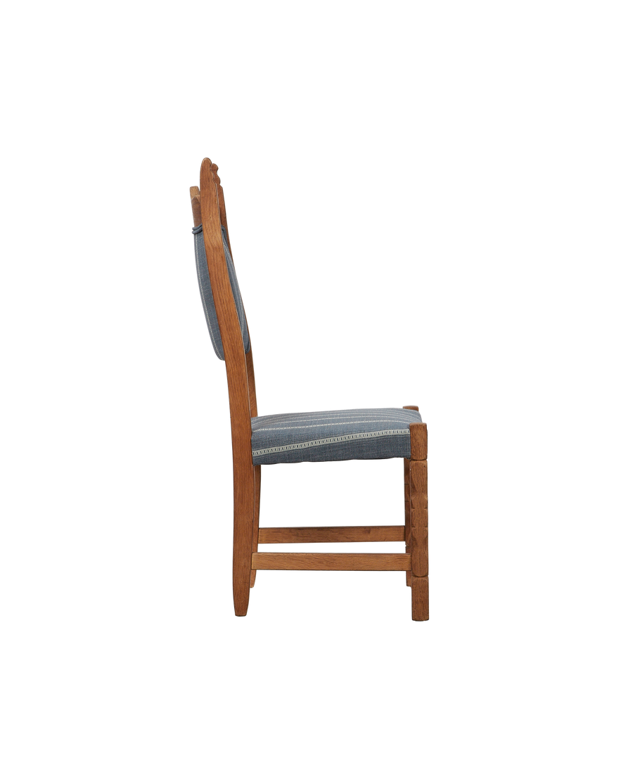 Vintage Henning Style Chair - Trumeau from Denmark made of Upholstery