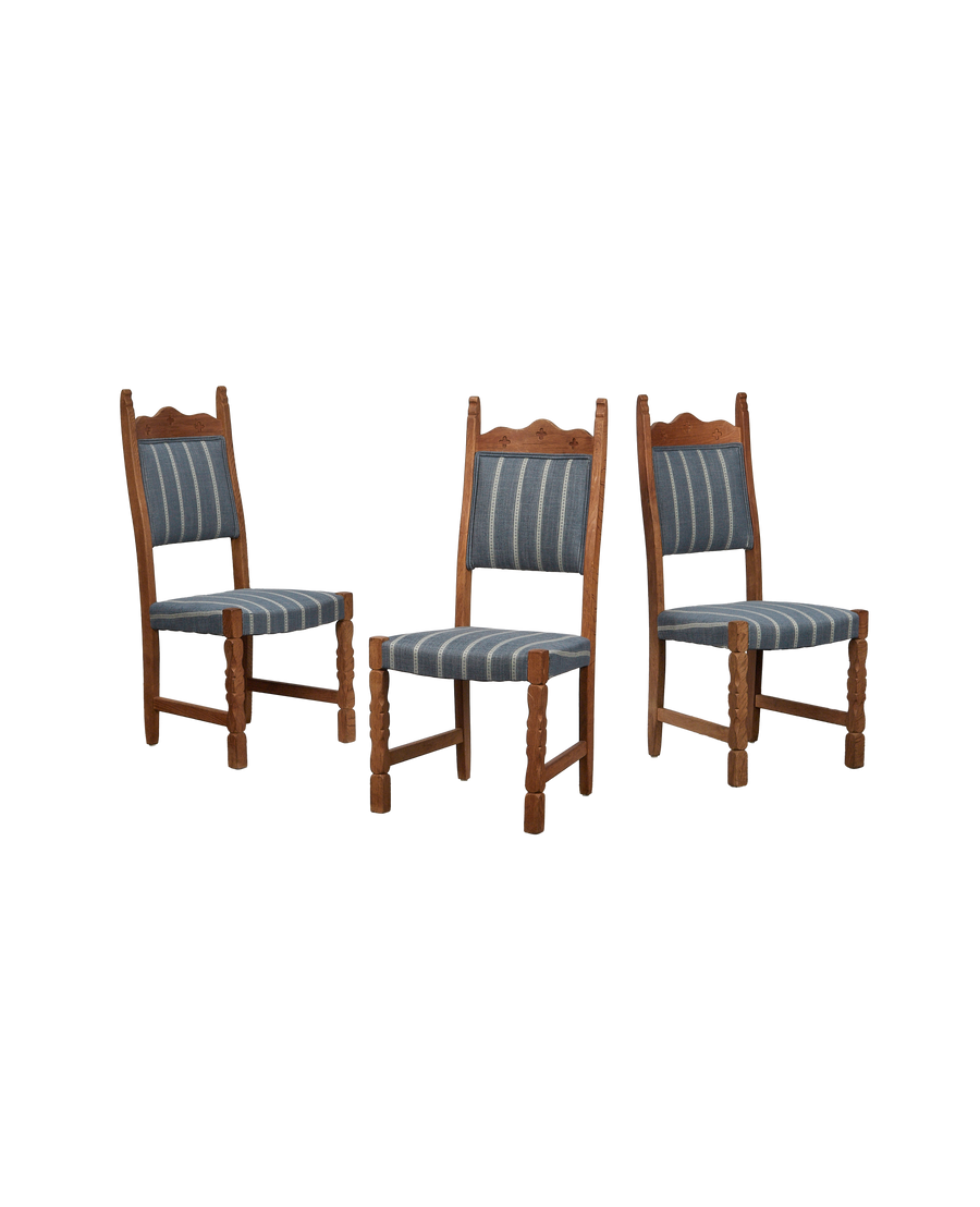 Vintage Henning Style Chair - Trumeau from Denmark made of Upholstery