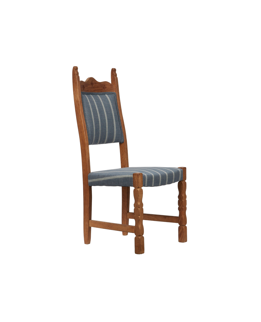 Vintage Henning Style Chair - Trumeau from Denmark made of Upholstery