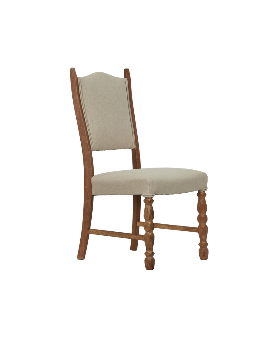 Vintage Henning Style Chair - Chapelback from Denmark made of Upholstery