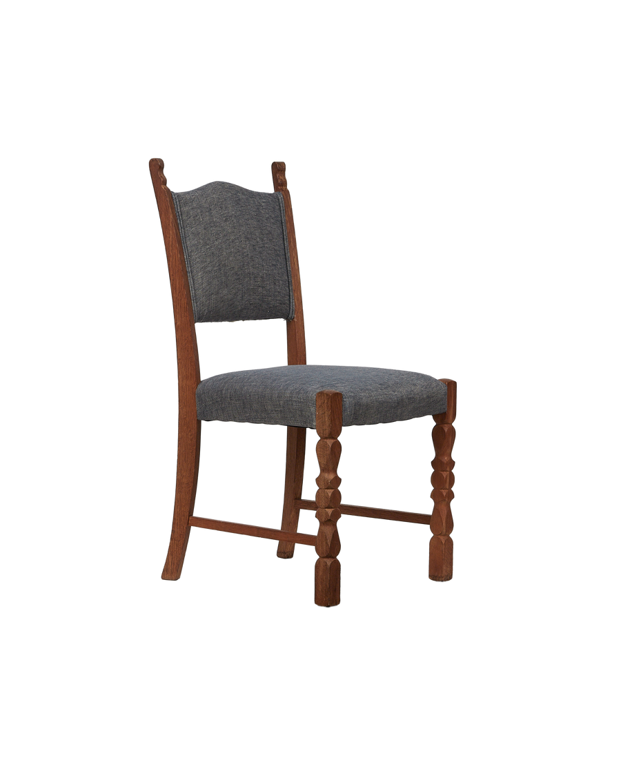 Vintage Henning Style Chair - Maison Crest from Denmark made of Upholstery