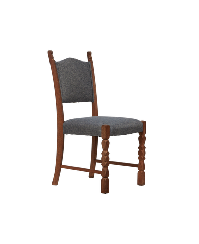 Vintage Henning Style Chair - Maison Crest from Denmark made of Upholstery