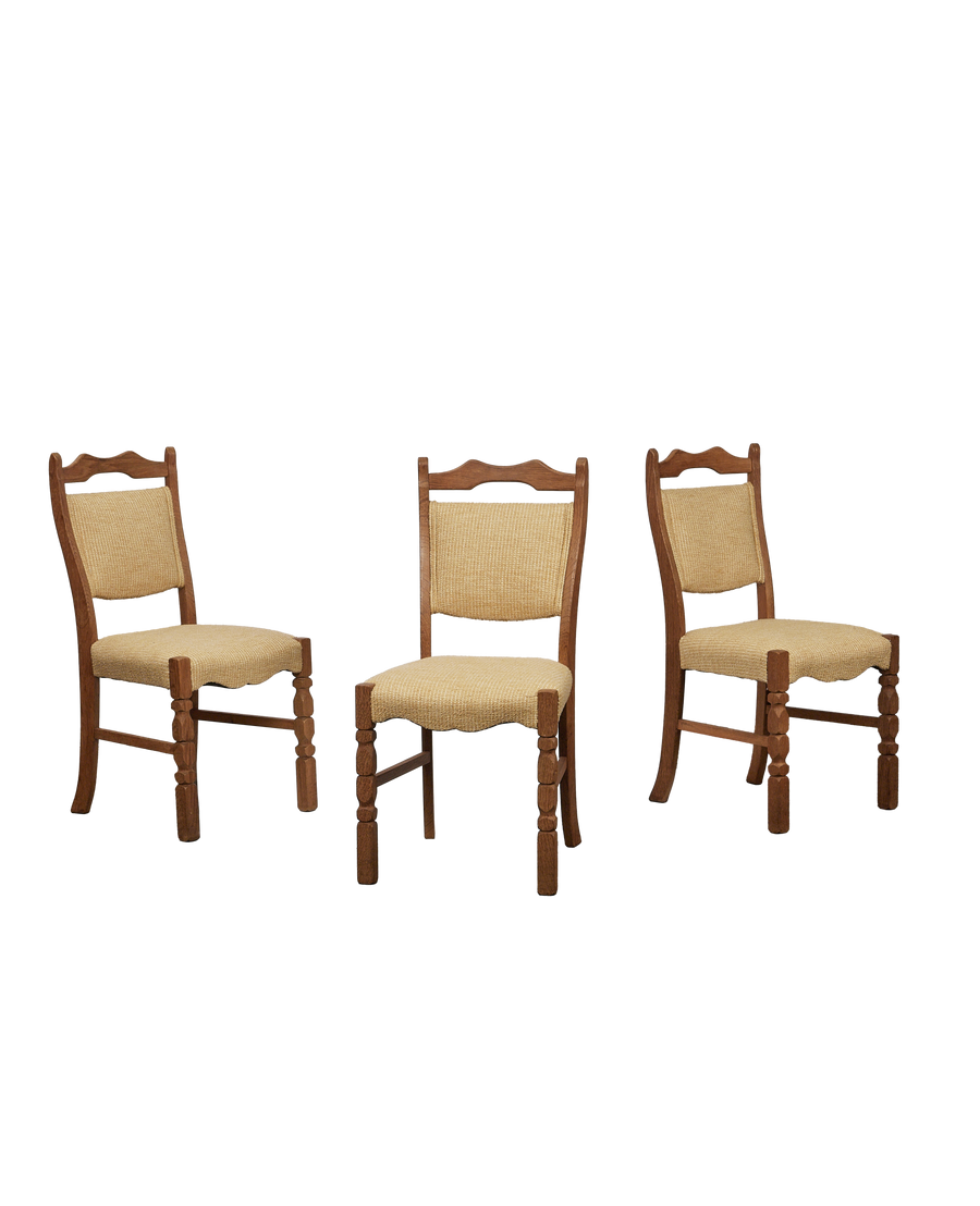 Vintage Henning Style Chair - Belfry from Denmark made of Upholstery