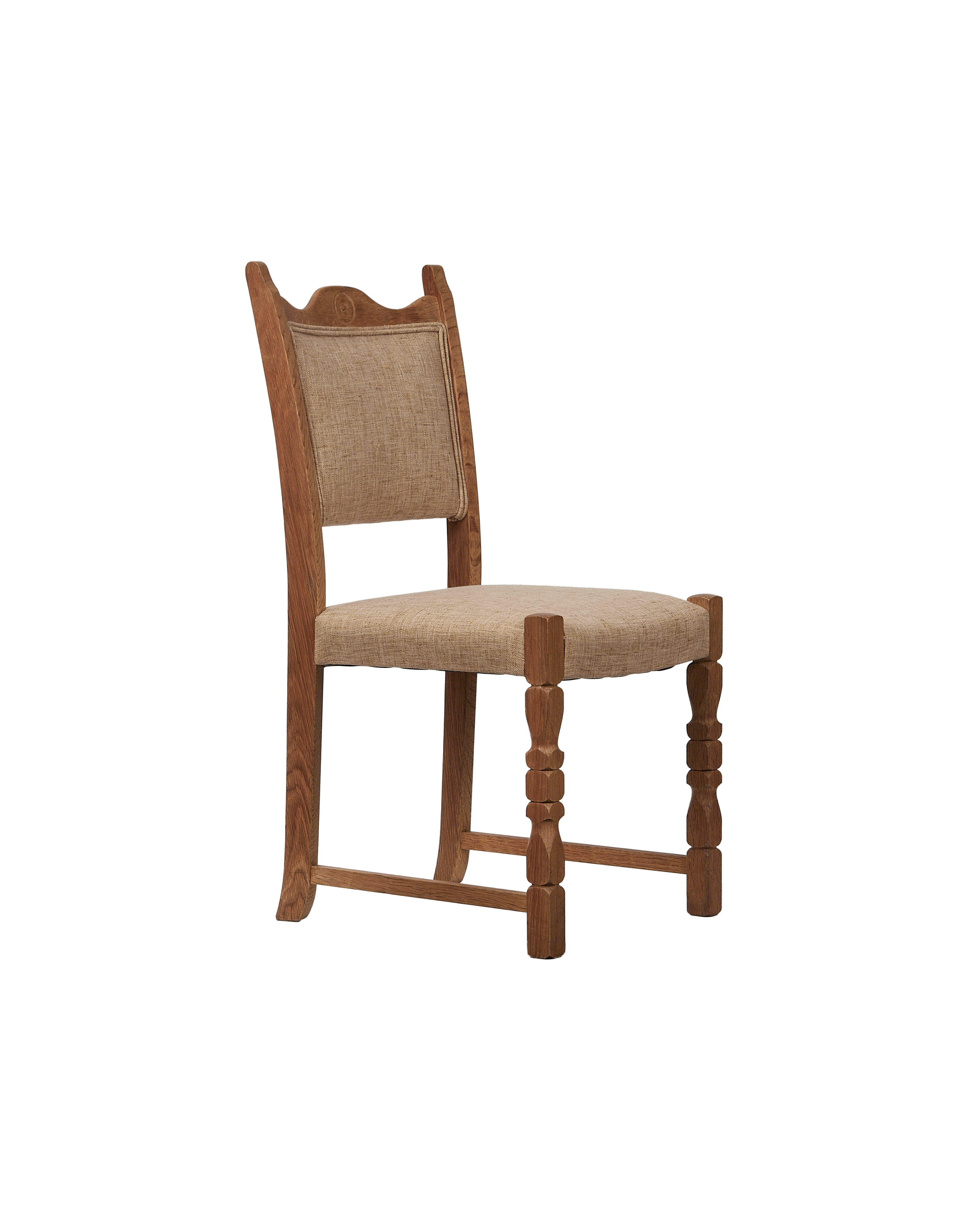 Vintage Henning Style Chair - Circle from Denmark made of Upholstery