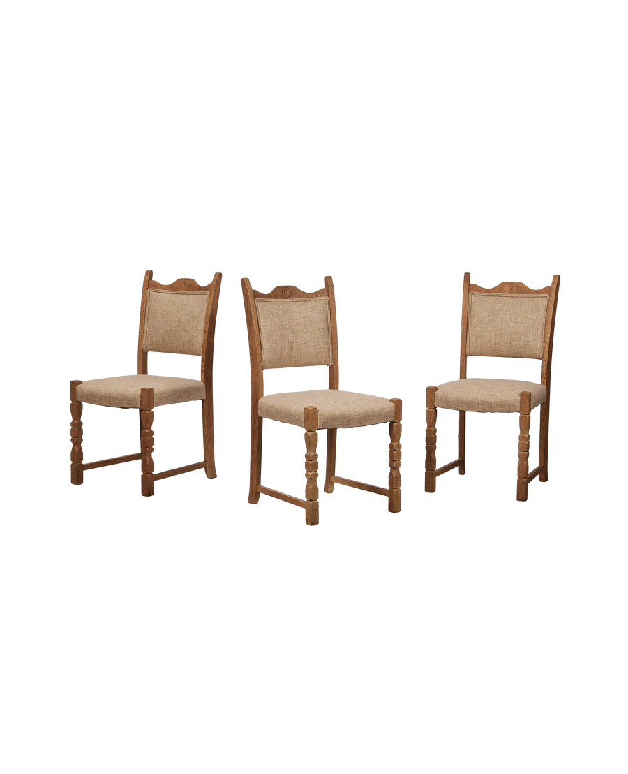 Vintage Henning Style Chair - Circle from Denmark made of Upholstery