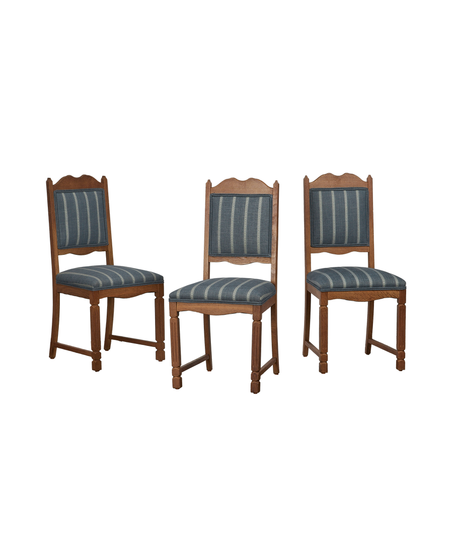Vintage Henning Style Chair - Hallier from Denmark made of Upholstery