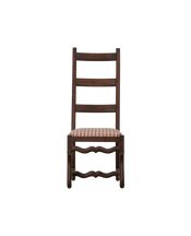 Mutton Foot Chairs - Red Check