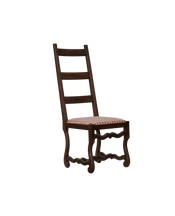 Mutton Foot Chairs - Red Check