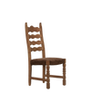 Henning Chair - Scallop Chocolate Suede