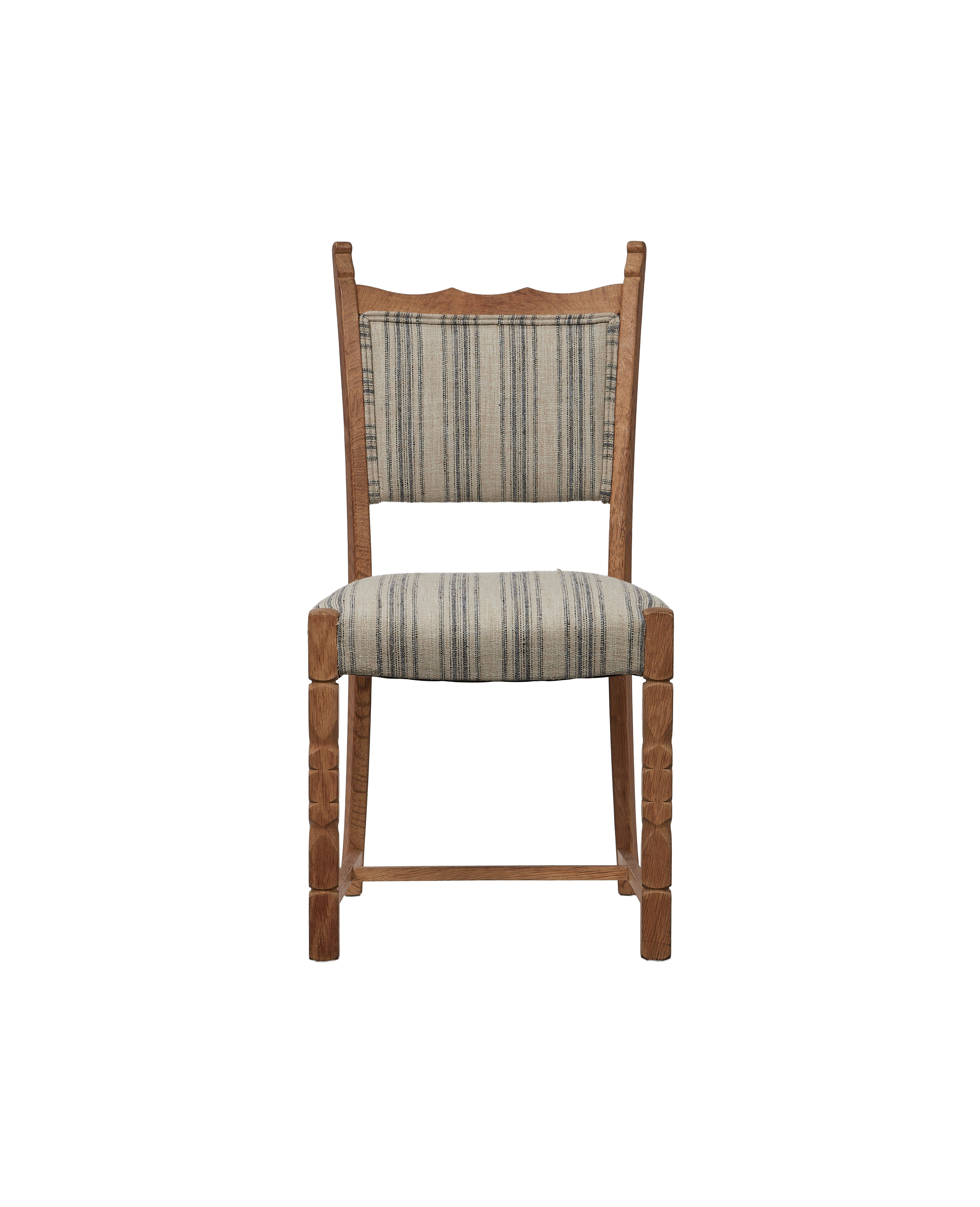 Vintage Henning Style Chair - Mountain Farmhouse Stripe from Denmark made of Wood