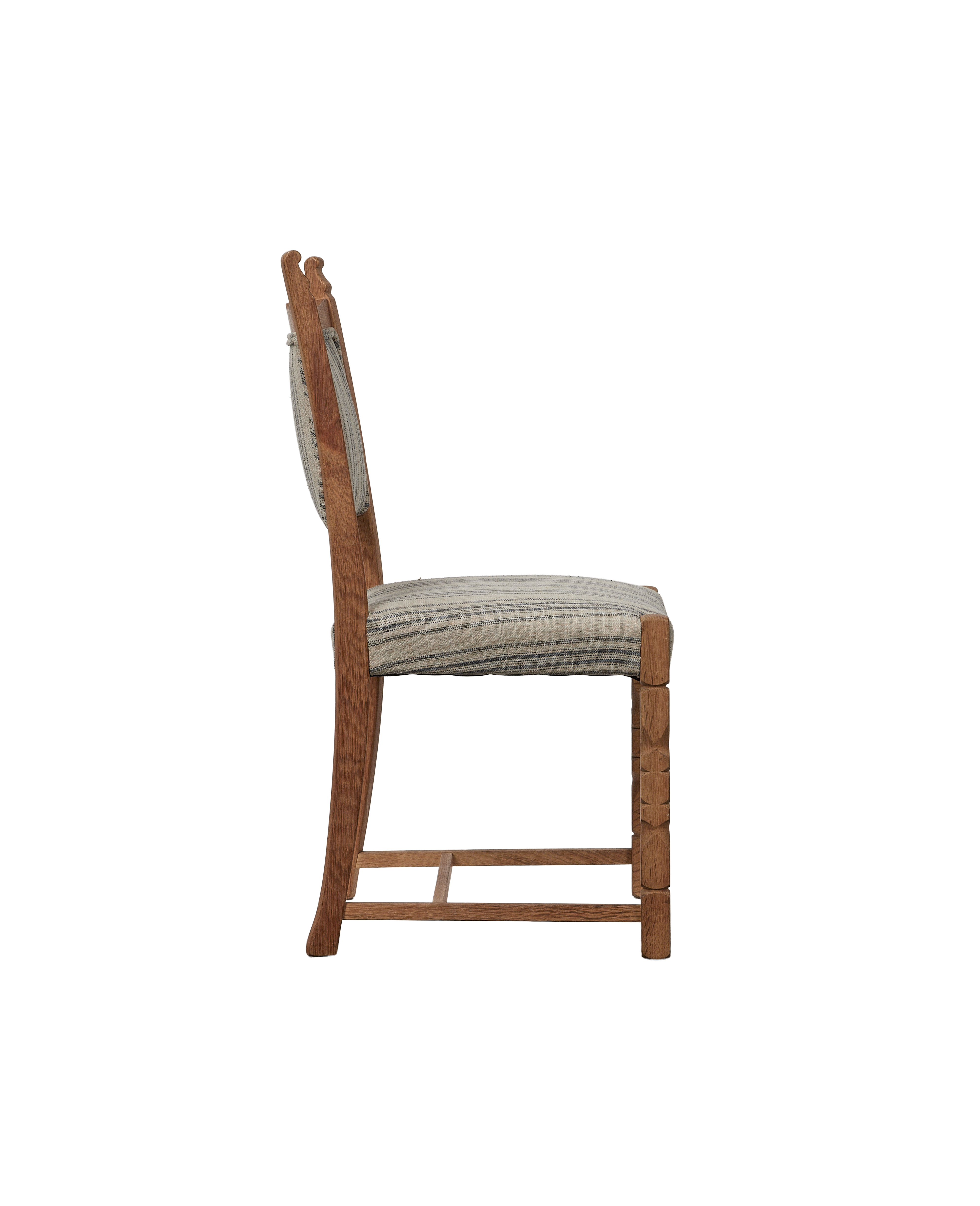 Vintage Henning Style Chair - Mountain Farmhouse Stripe from Denmark made of Wood