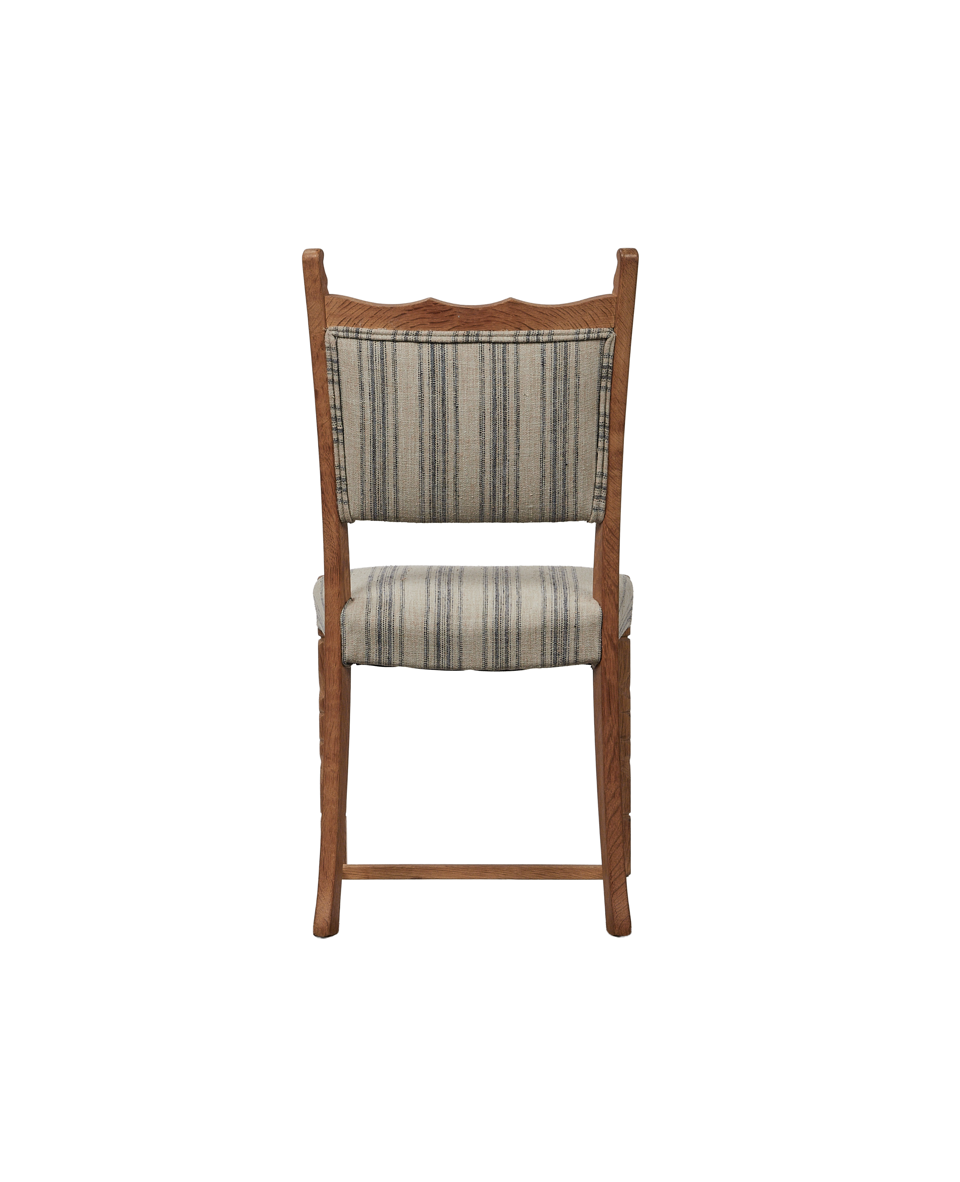 Vintage Henning Style Chair - Mountain Farmhouse Stripe from Denmark made of Wood