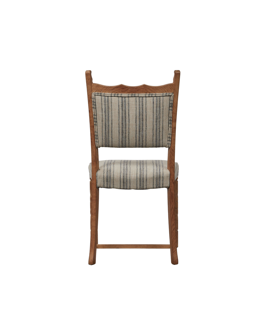 Vintage Henning Style Chair - Mountain Farmhouse Stripe from Denmark made of Wood