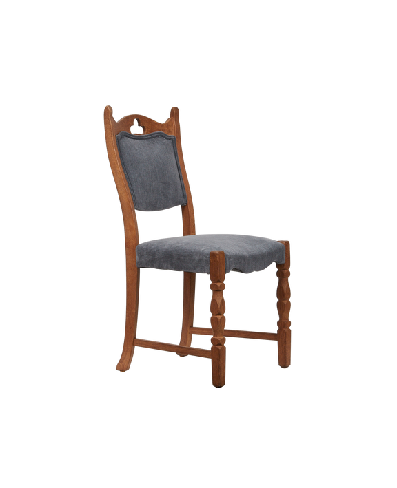 Henning Style Chair - Cut Clover Dusty Blue