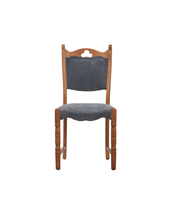Henning Style Chair - Cut Clover Dusty Blue