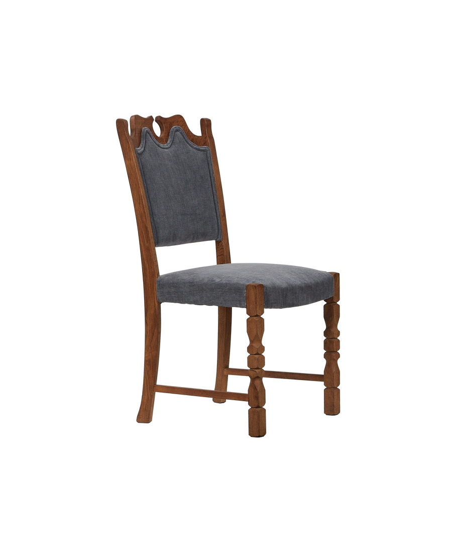 Vintage Henning Style Chair - Coronette from Denmark made of Upholstery