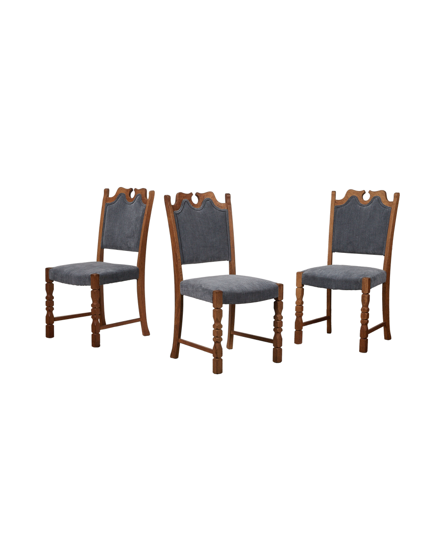 Vintage Henning Style Chair - Coronette from Denmark made of Upholstery