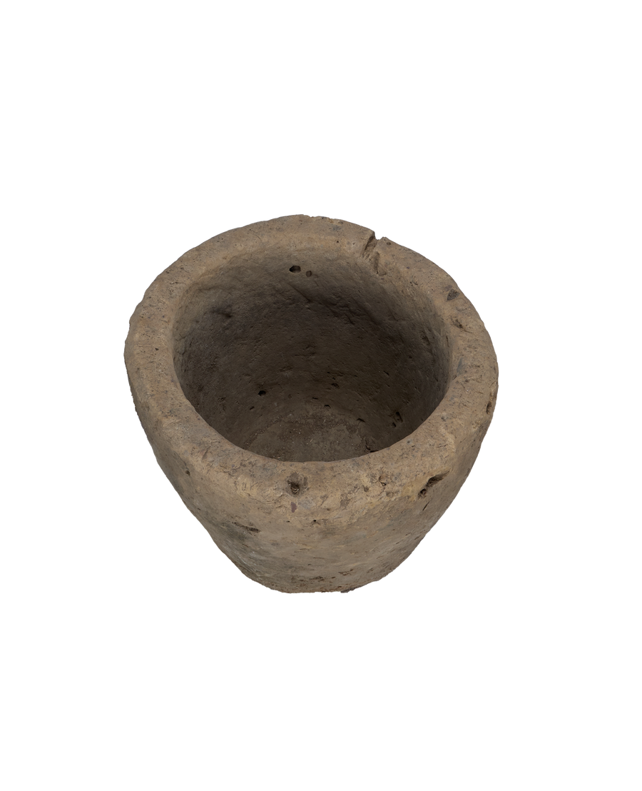 Vintage Limestone Trough - Round from Indonesia - Planters, Fountains, & Water Features