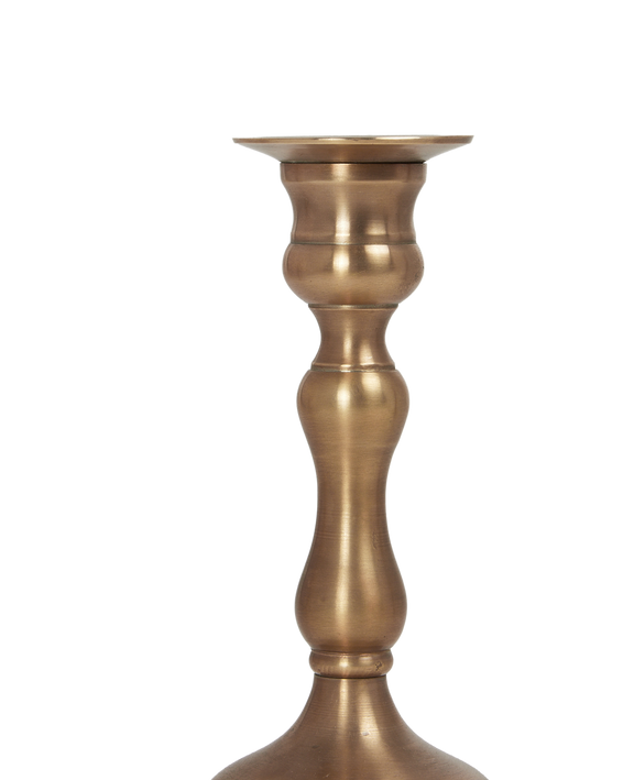 Ambiance Brass Taper Candlestick - Deux