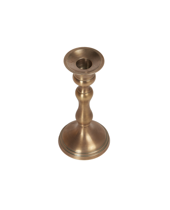 Ambiance Brass Taper Candlestick - Deux
