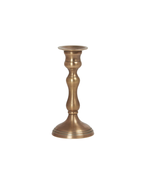 Ambiance Brass Taper Candlestick - Deux