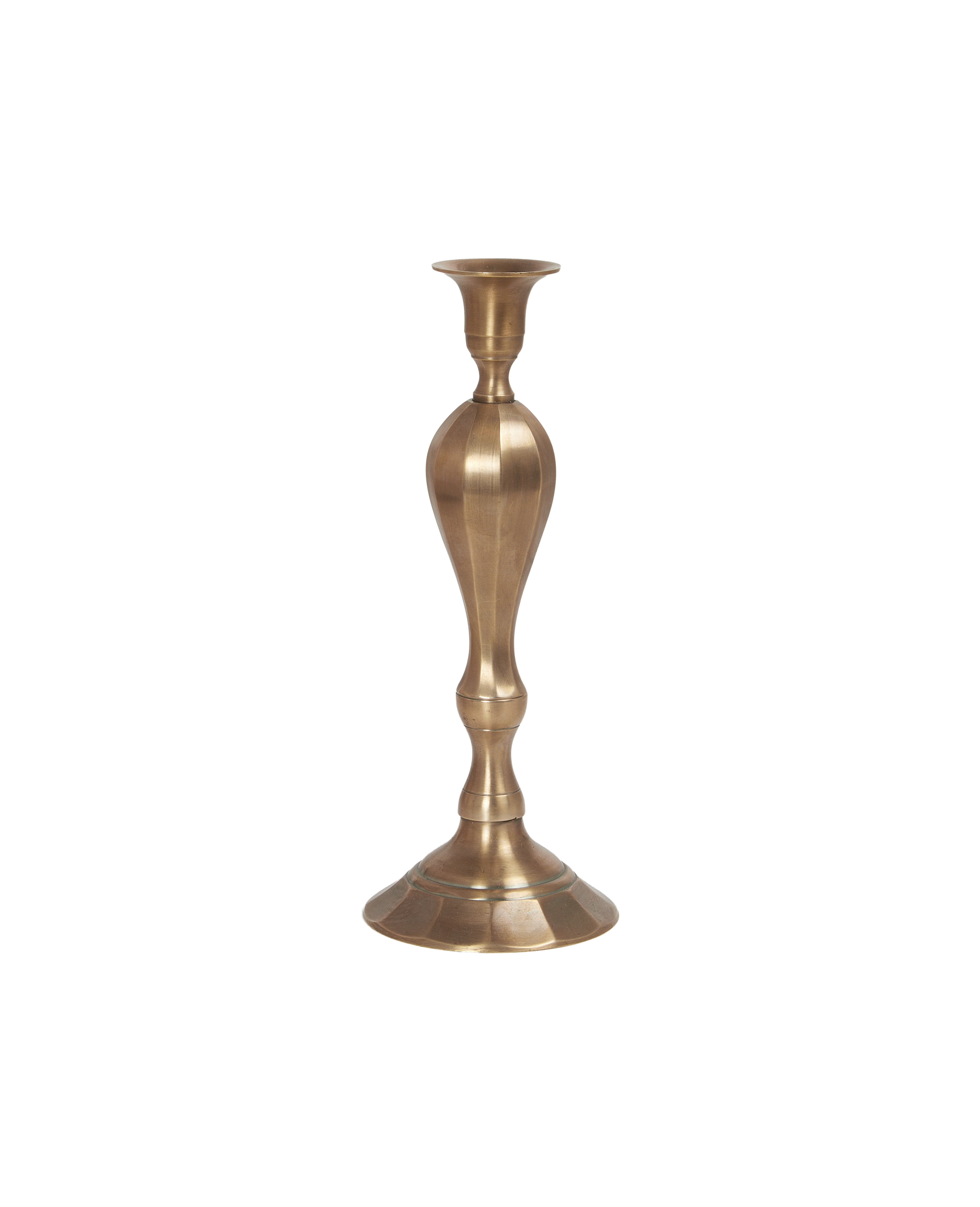 Ambiance Brass Candlestick - Trois