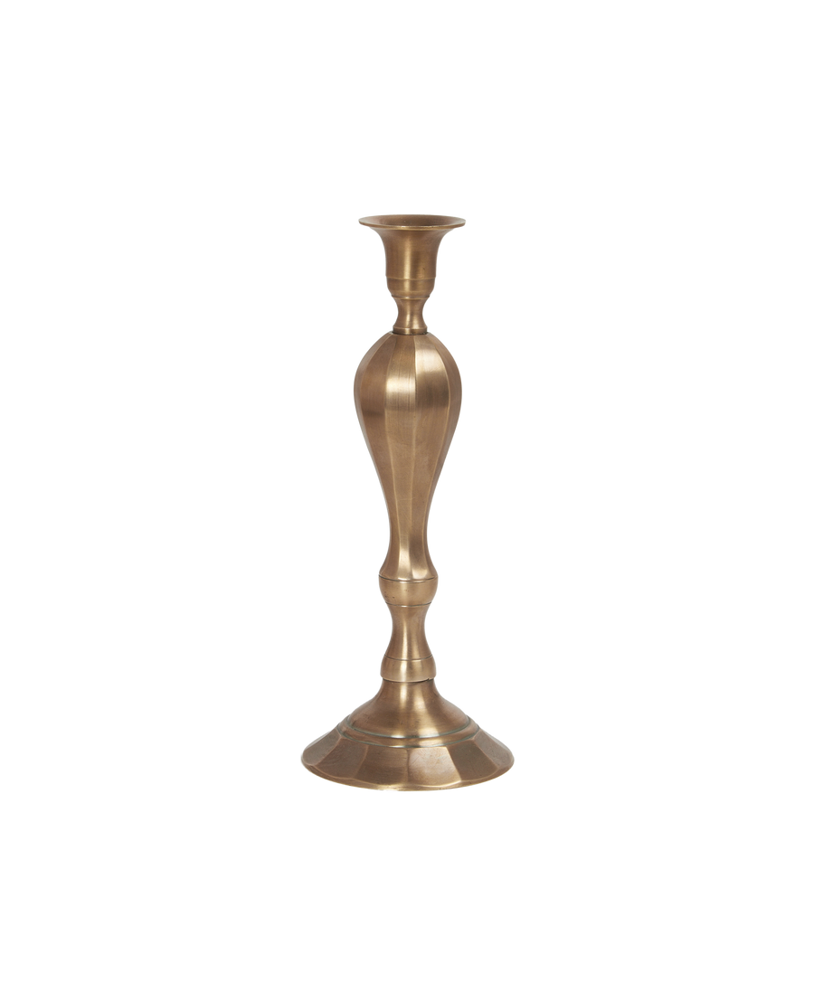 Ambiance Brass Candlestick - Trois