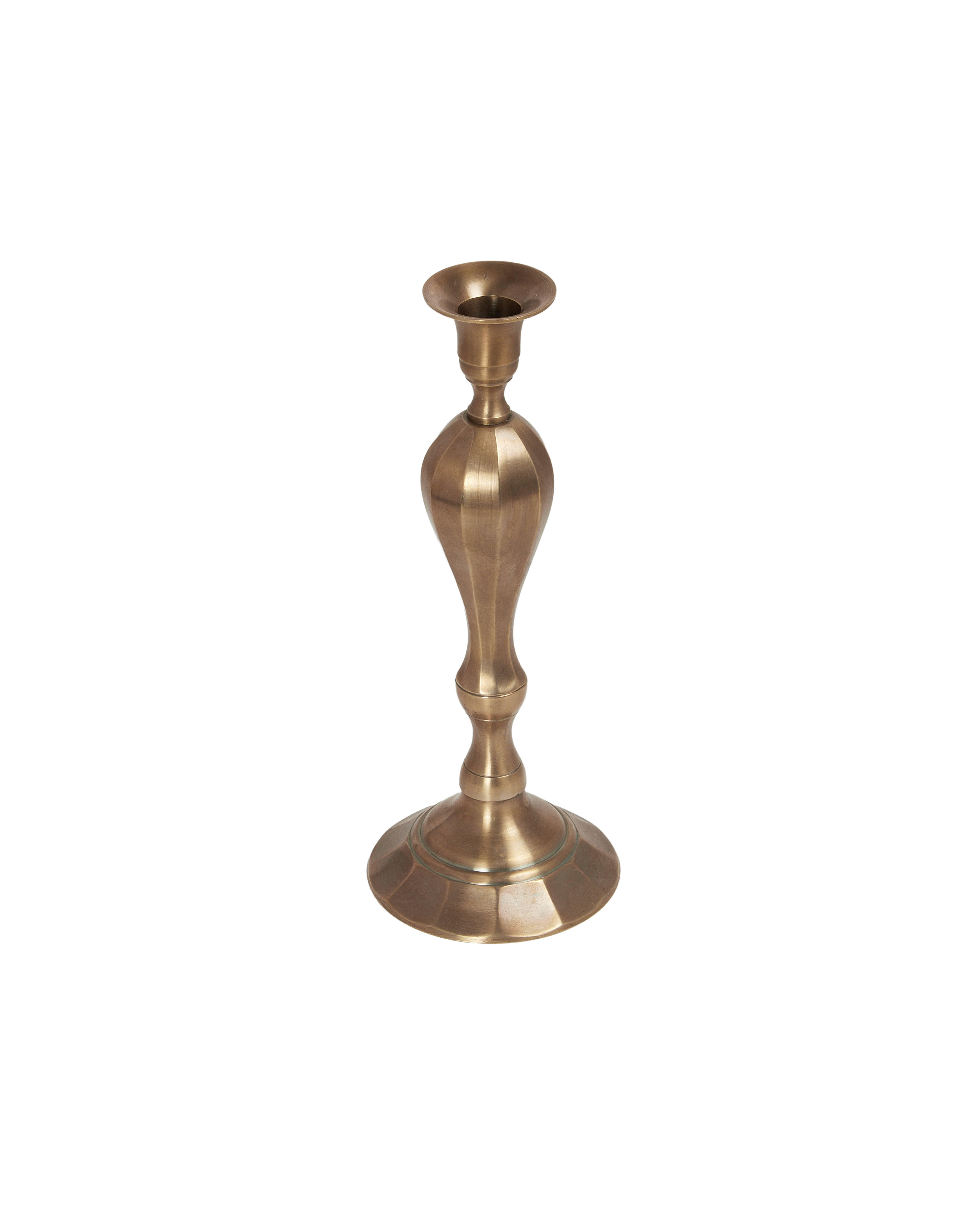 Ambiance Brass Candlestick - Trois