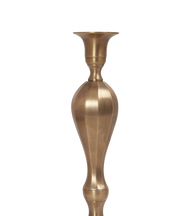 Ambiance Brass Taper Candlestick - Trois