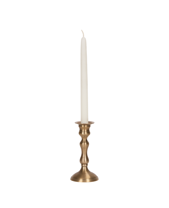 Ambiance Brass Taper Candlestick - Deux