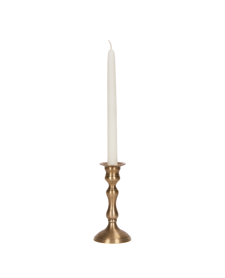 Ambiance Brass Taper Candlestick - Deux