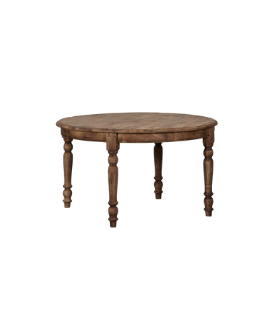 Designed Provençal Round Dining Table from India made of Wood