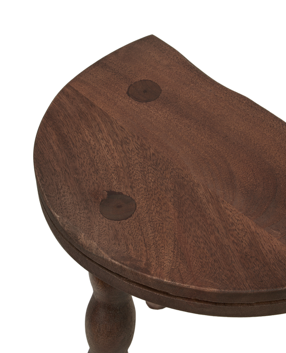 Milking Stool Petite Demi - Merlot