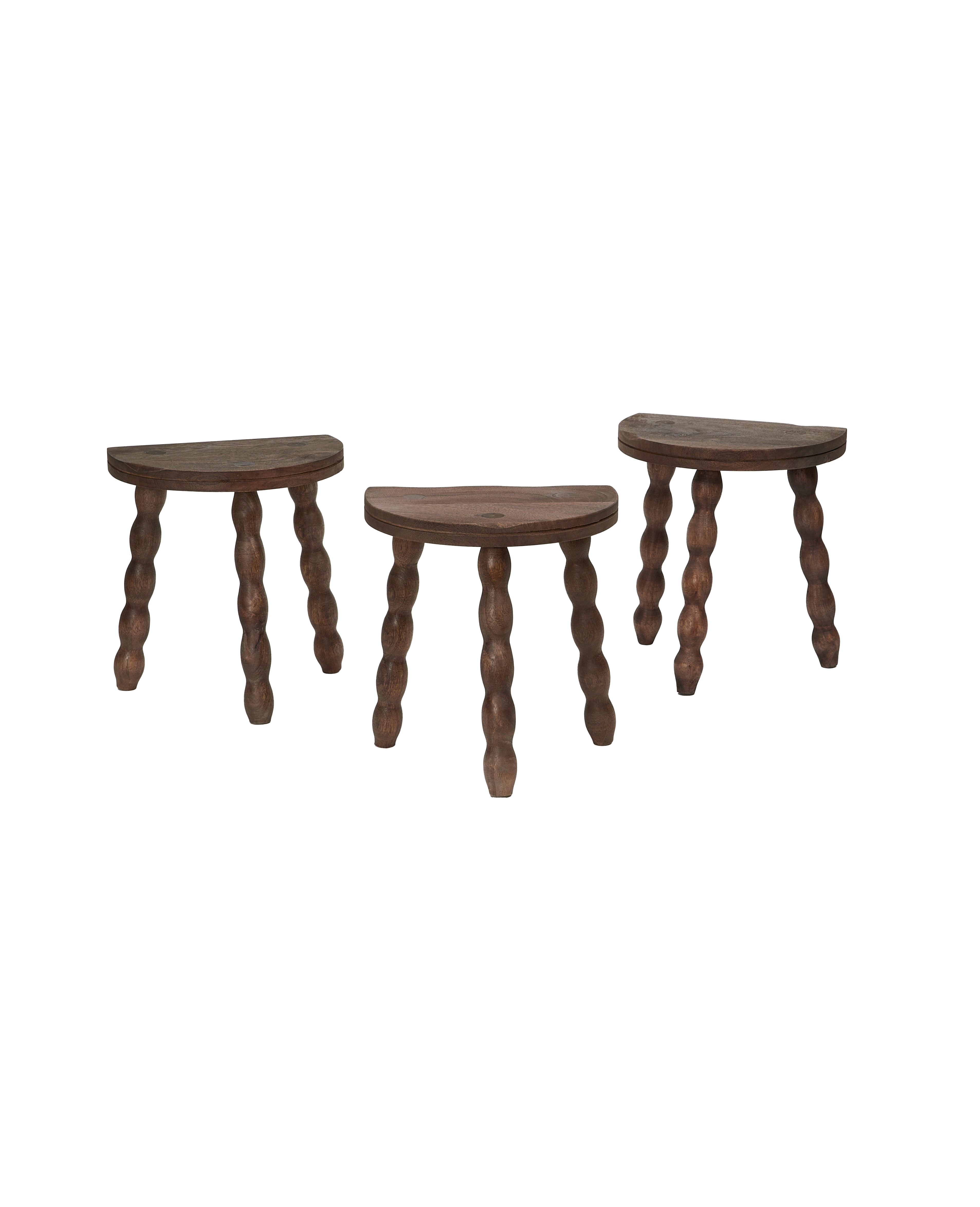 Milking Stool Petite Demi - Merlot