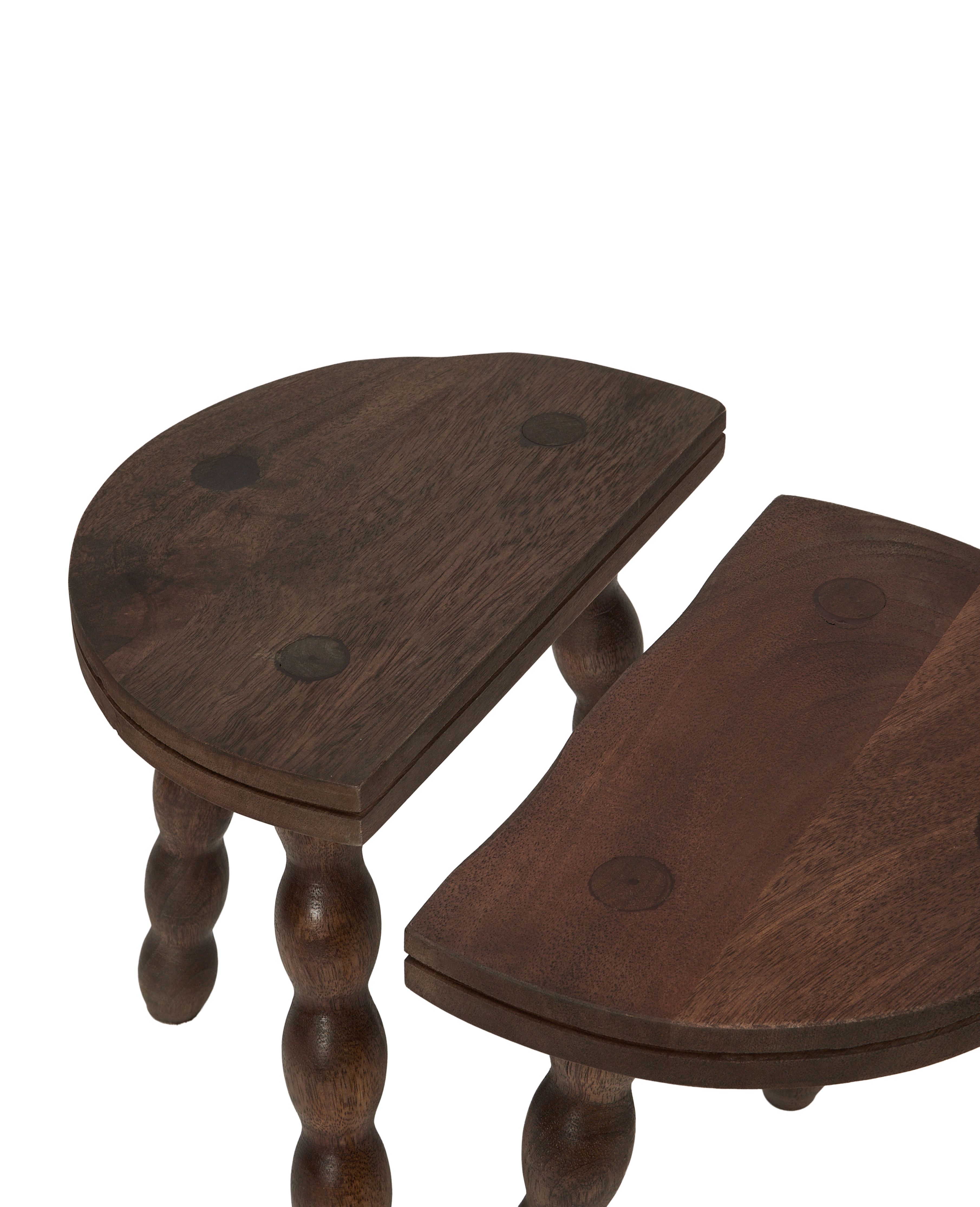 Milking Stool Petite Demi - Merlot
