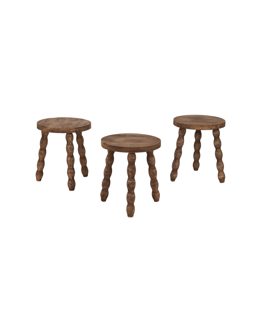 Milking Stool Petite Round - Sauvignon