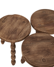 Milking Stool Petite Round - Sauvignon