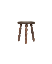 Milking Stool Petite Round - Merlot