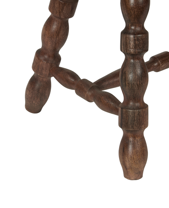 Milking Stool Petite Rectangle - Merlot