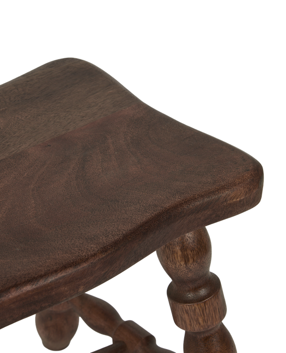 Milking Stool Petite Rectangle - Merlot